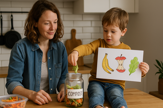 Come insegnare ai bambini il valore del compost e del riciclo (senza annoiarli)