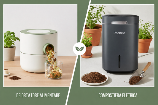 Essiccatore di scarti o compostiera elettrica: non è la stessa cosa