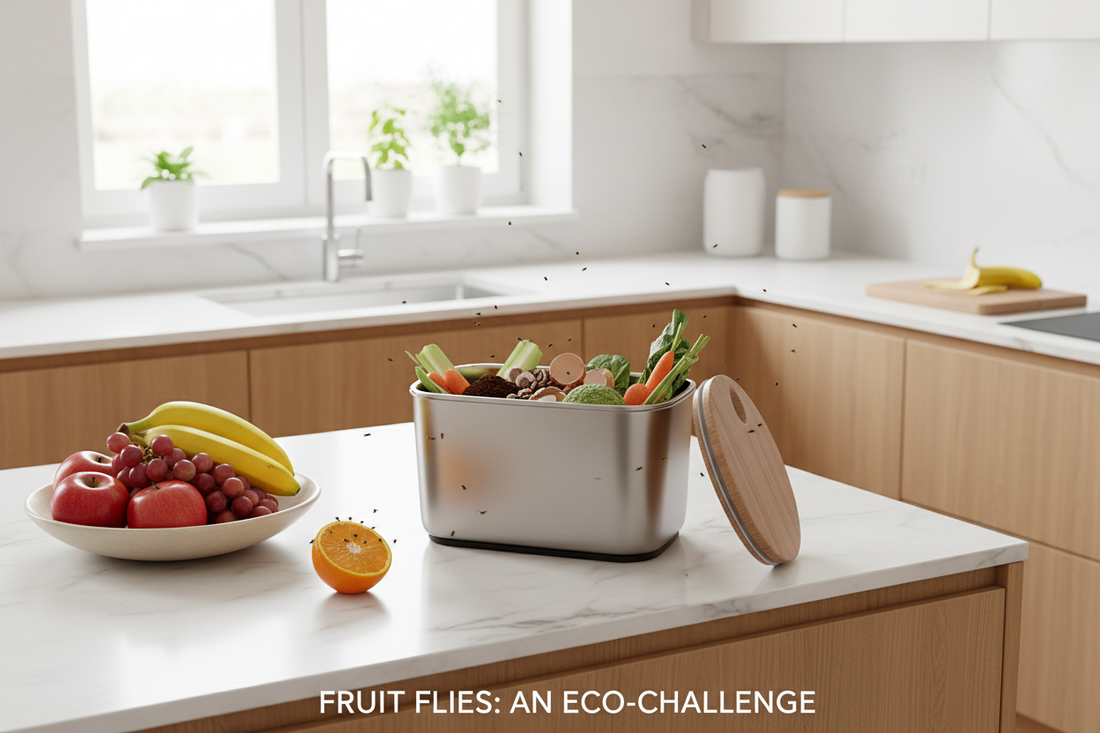 Come eliminare moscerini in cucina: perché compaiono vicino agli scarti alimentari e come risolvere davvero il problema