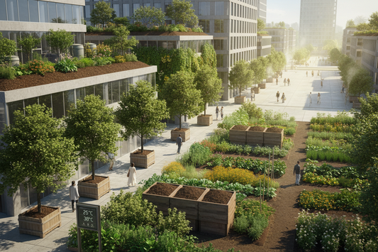 Come il compost aiuta a raffreddare le città