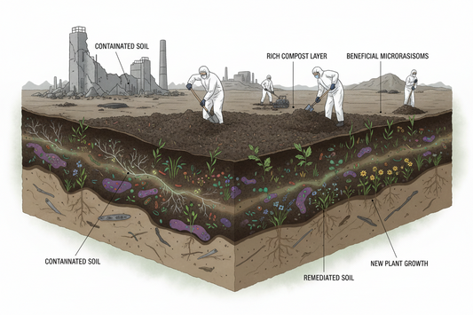 Come il compost viene utilizzato per recuperare terreni contaminati