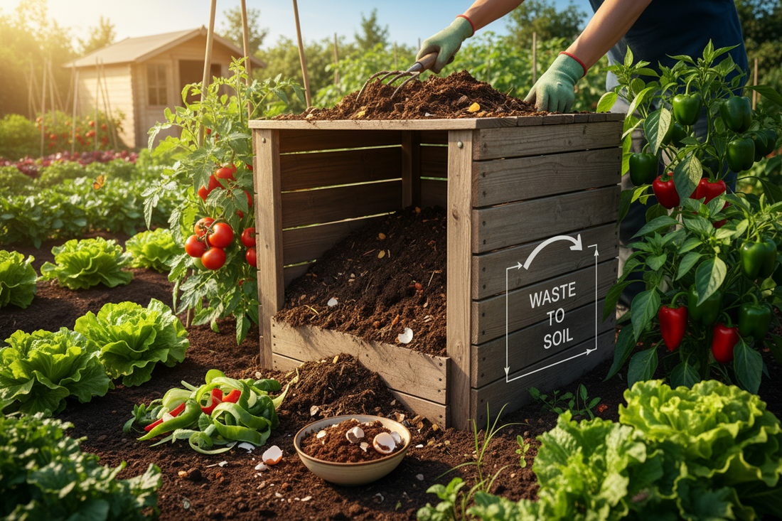 Compost per orto: come farlo in casa (e raccogliere di più).