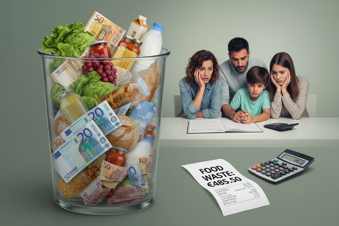 La “tassa invisibile” del cibo buttato: perché ci costa (ancora) centinaia di euro l’anno.