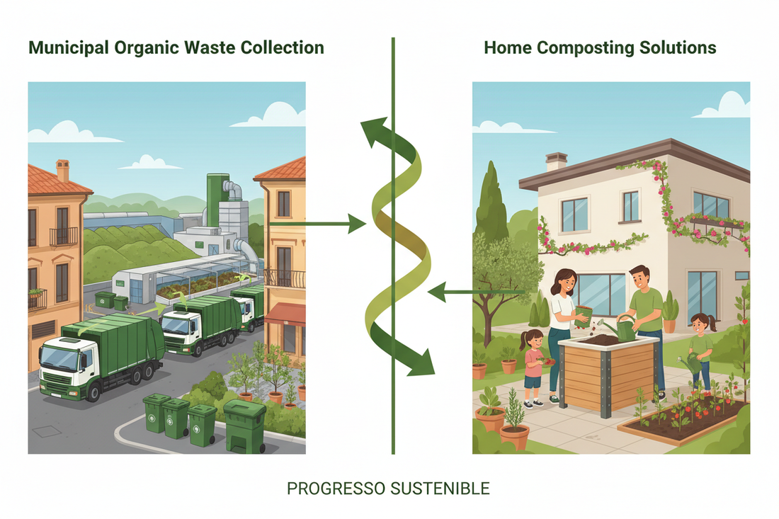 Perché l’Italia sta migliorando la raccolta dell’organico (e cosa significa per compostaggio domestico)