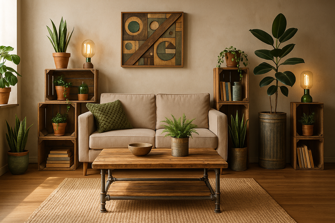 🏡 Riuso creativo nell’arredamento sostenibile: 12 idee semplici per trasformare materiali riciclati in pezzi unici