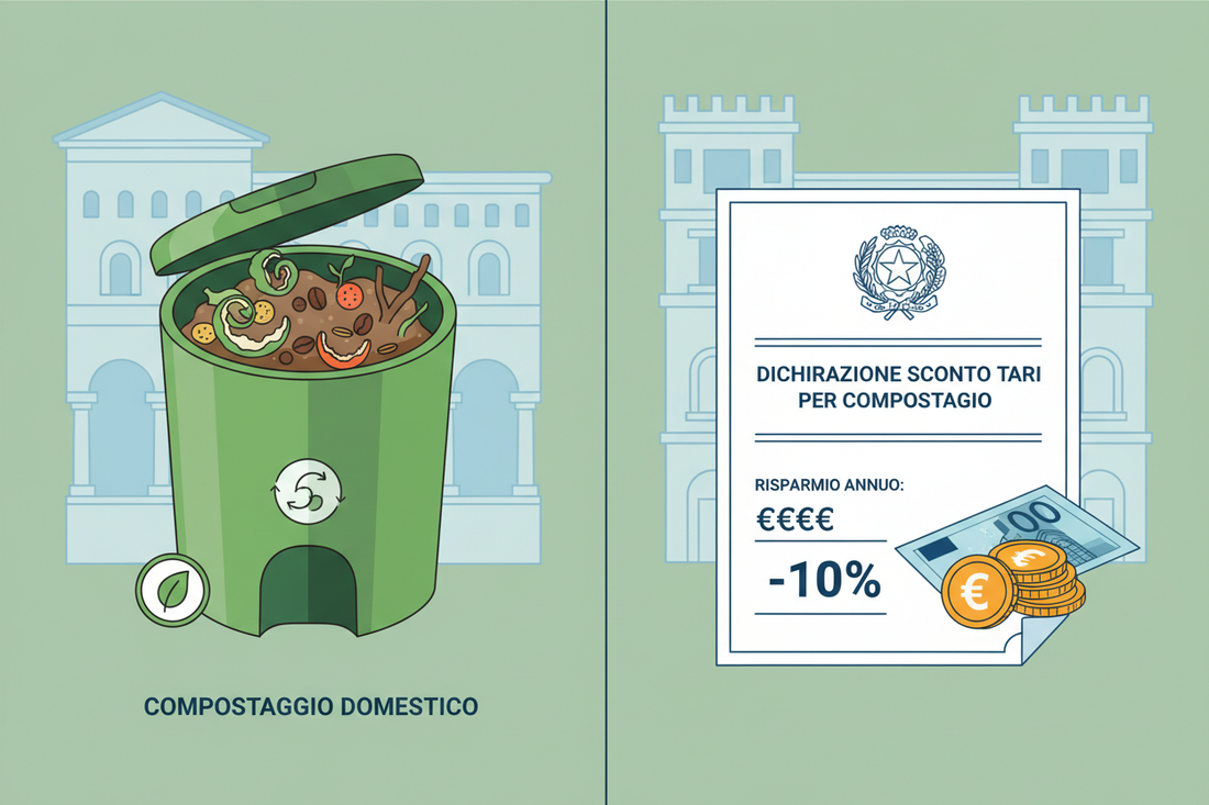 Sconto TARI: quando conviene davvero il compostaggio domestico e come ottenerlo nel tuo Comune