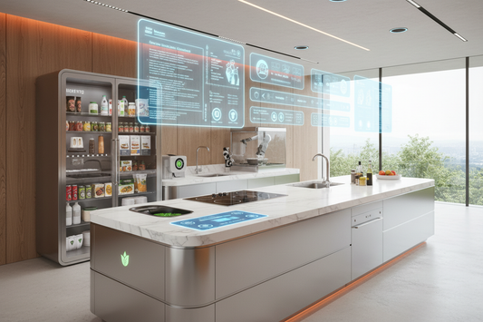 Smart kitchen 2030: come la tecnologia sta cambiando il modo di vivere la cucina.