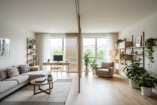 Spazi multifunzionali in casa: vivere, lavorare e rilassarsi senza confini.