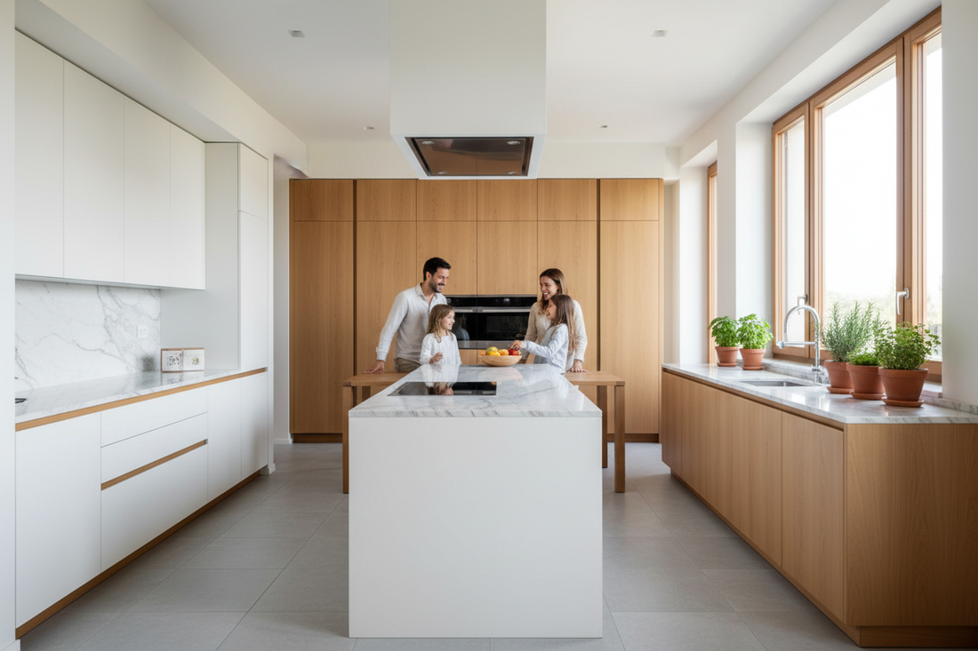 Zero sbatti, zero odori: perché sempre più famiglie vogliono una cucina senza bidoni